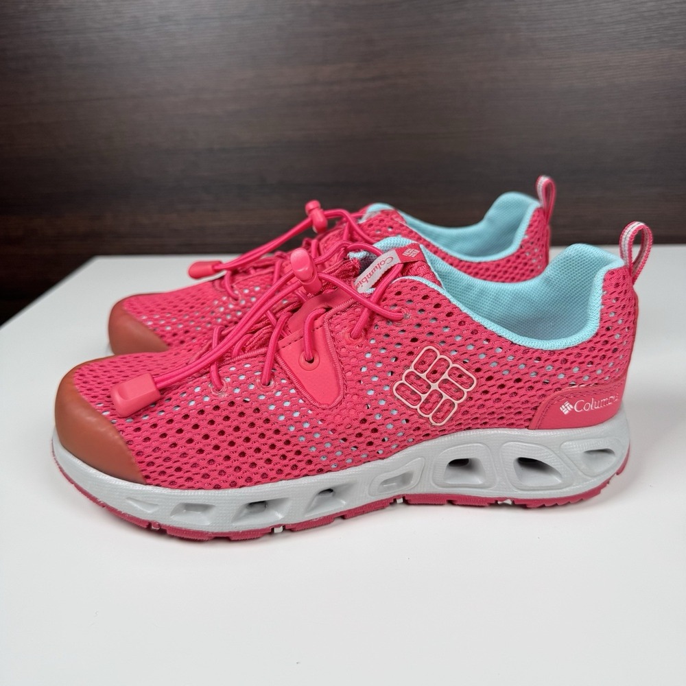 COLUMBIA Pink Aqua Drainmaker II Hybrid Water Shoes Girls size 3 - Clean